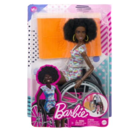 Barbie Fashionistas Rolstoel Zwarte Pop