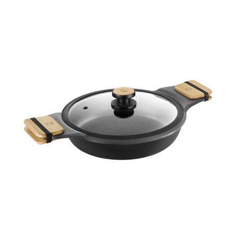 BRA Market Gietaluminium pot 28 CM (Lage pot)