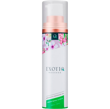 Exotiq Massageolie Verse Basilicum Citroen - 100ml