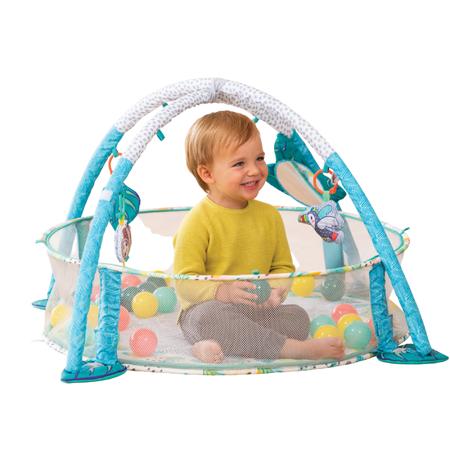 Infantino 3-in-1 activiteitendeken & ballenbad