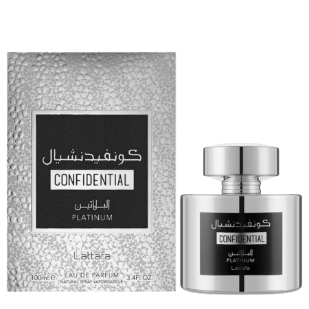 Lattafa Confidential Platinum Eau de Parfum – 100ml