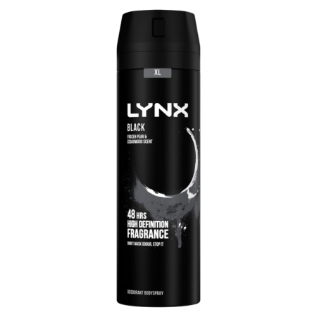 Lynx Black Lichaamsspray - 200ml