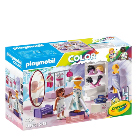 Playmobil Kleedkamer Speelset om te Kleuren met Crayola Wasbare Stiften