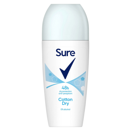 Sure Roll-On Deoderant 48h Cotton Dry - 50ml
