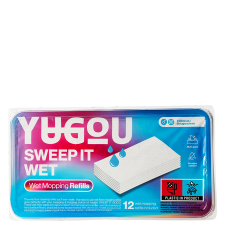 YUGOU Sweep It Wet Mopping Refills – 12 stuks