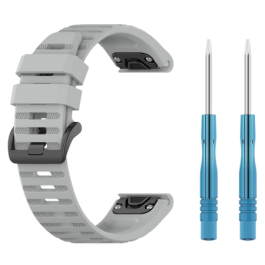 Garmin Fenix 6 Polsband 22 mm Grijs