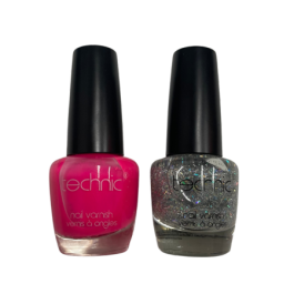 Technic Nagellak 2x12 ml - Roze & Glitter