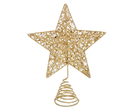 Gisela Graham Gouden Glitter Topster