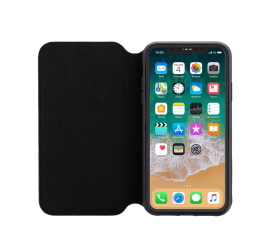 3sixT Slimfolio Flip Cover iPhone XS Max - Zwart