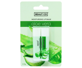 Beaut Co Hydraterende Aloe Vera Lip Balm Twin Pack – 4.5 g