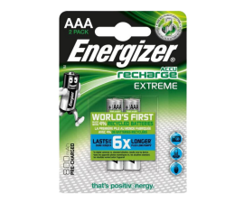 Energizer AAA oplaadbare batterijen - 2 stuks