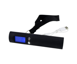 United Entertainment Digitale Kofferweegschaal met Powerbank en LED